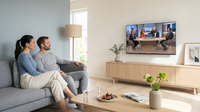 Tornado 55” QLED 4K UHD Smart TV: Tizen OS
