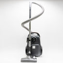 Tornado Bagged Cylinder Vacuum: 800W/210W Suction, 4L Cloth Bag, H10 HEPA, 8m Cable/11m Radius, Eco Brush.