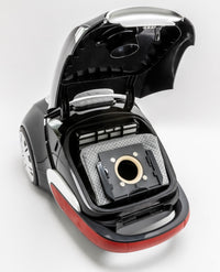 Tornado Bagged Cylinder Vacuum: 800W/210W Suction, 4L Cloth Bag, H10 HEPA, 8m Cable/11m Radius, Eco Brush.