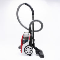 Tornado Bagless Cylinder Vacuum: 800W/145W Suction, 1.8L Dust Bin, Dual HEPA (H10+H13), 5m Cable/8m Radius, Eco Brush.