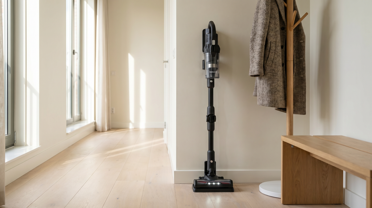 Tornado Scopa elettrica senza filo 500 W — HEPA H12, 60 min