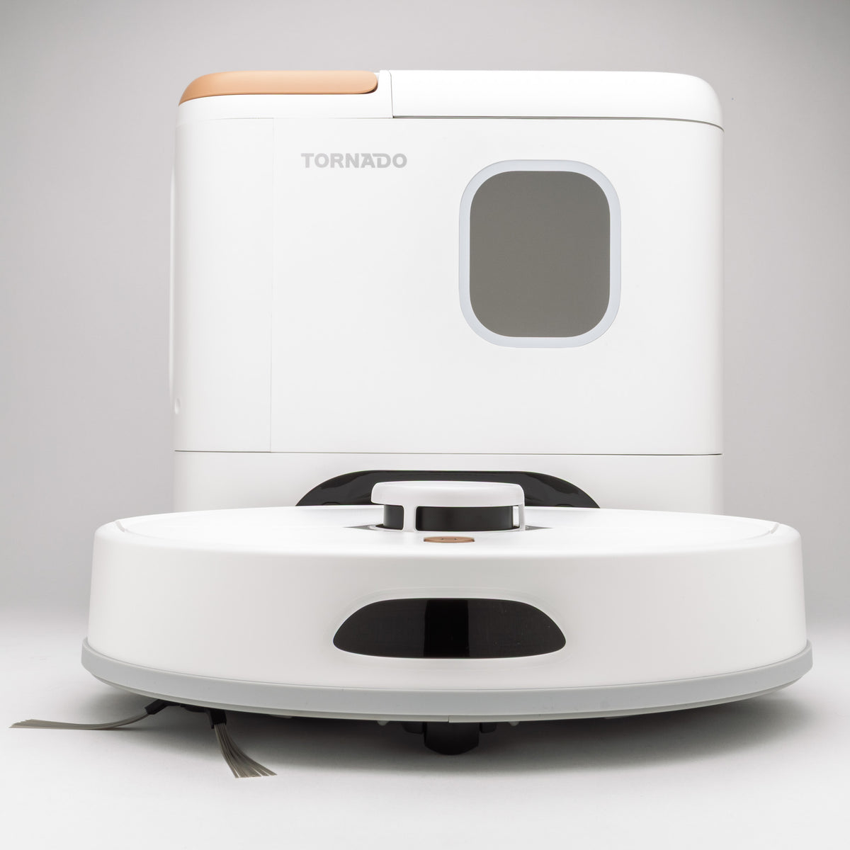 Tornado 5-in-1 Pet Robot Vacuum: 3000Pa, LIDAR Nav, Self-Empty Base w/Handheld, 210min Runtime, Mop/Groom Kit