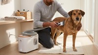 Tornado 5-in-1 Pet Robot Vacuum: 3000Pa, LIDAR Nav, Self-Empty Base w/Handheld, 210min Runtime, Mop/Groom Kit
