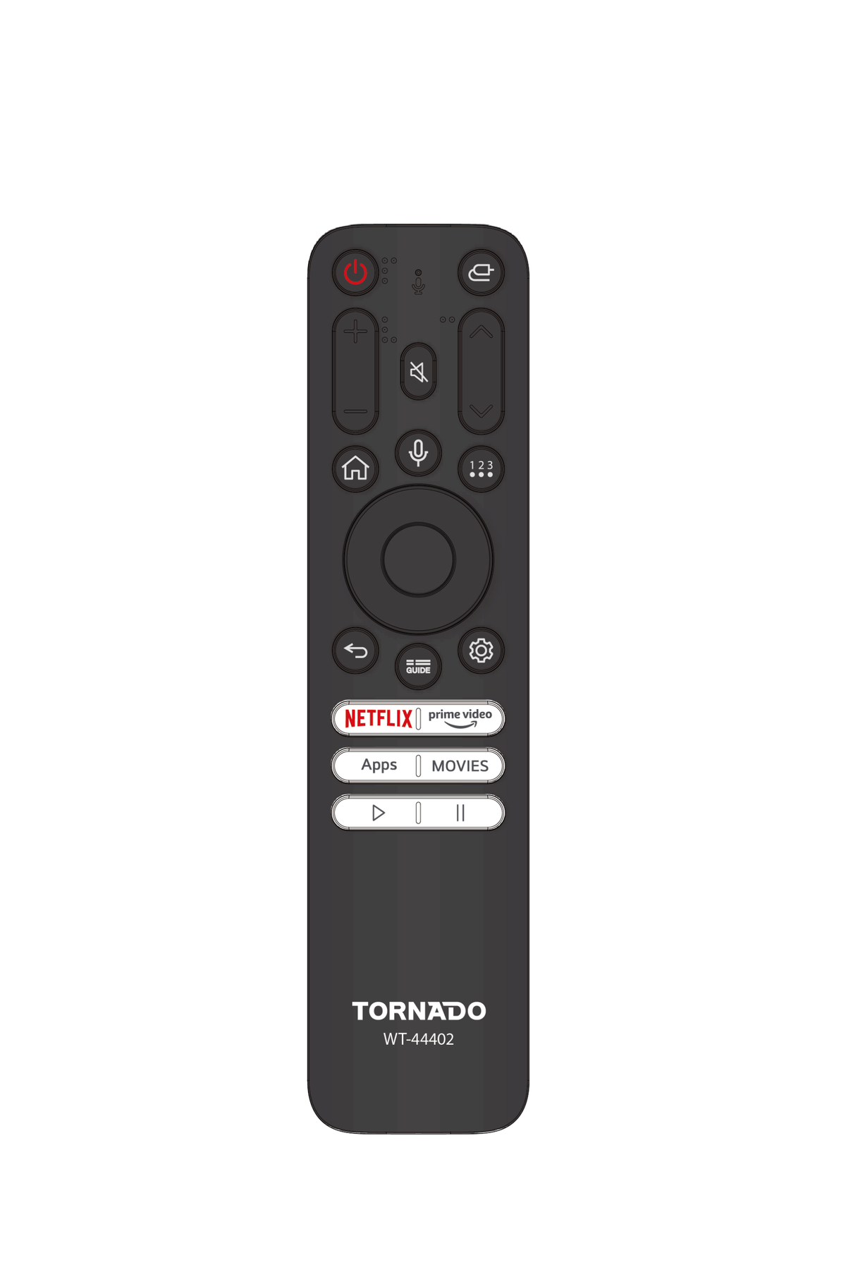 Tornado 50" 4K UHD Frameless Smart TV: WebOS 23, HDR10/HLG, Dolby Digital Plus, BT 5.0, Voice Remote, 2x10W, 3xHDMI/2xUSB