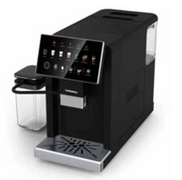 Tornado 20-Bar Bean-to-Cup Coffee Machine: Conical Grinder (15 Settings), 200g Hopper, 1.5L Water/0.75L Milk, Auto Frother, Touch LED