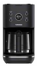 Tornado Retro American Coffee Machine: 1000W, 1.5L Tank (12 Cups), Keep-Warm 40min, Anti-Drip, Reusable Filter, LED Indicator