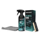 Kit Detergente liquido per interni auto + panno microfibra e spazzola - 3 in 1