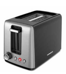 Tornado 2-Slice Toaster 750W: 100x100mm Slots, 7 Levels, Defrost/Reheat, High-Lift, Crumb Tray/Cord Storage