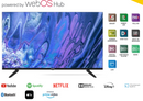 Tornado 43" FHD Frameless Smart TV: WebOS 23, HDR, Dolby Digital Plus, BT 5.0, 2x8W Speakers, 3xHDMI/2xUSB