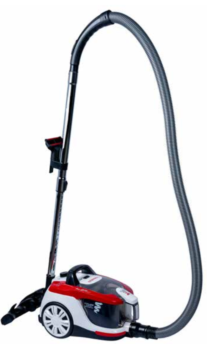 Tornado Bagless Cylinder Vacuum: 800W/145W Suction, 1.8L Dust Bin, Dual HEPA (H10+H13), 7m Cable/10m Radius, Eco Brush.