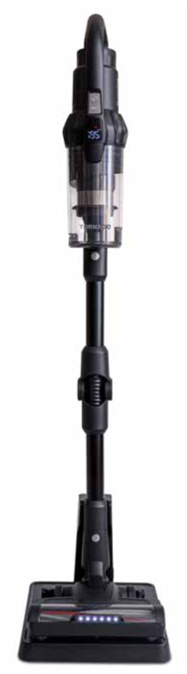 Tornado Scopa elettrica senza filo 500 W — HEPA H12, 60 min
