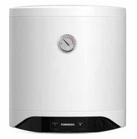 Tornado 30L Electric Water Heater: 1.5kW, Enamel Tank w/Mg Anode, Mech Thermostat 30-75°C, C Eff, 3 Safety Feats, Vertical Mount