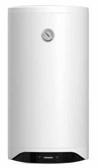 Tornado 100L Electric Water Heater: 3.0kW, Enamel Tank w/Mg Anode, Mech Thermostat 30-75°C, C Eff, 3 Safety Feats, Vertical Mount